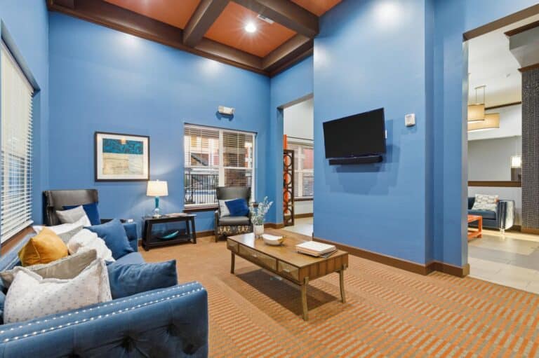 Leasing office lounge great place to relax find an apartment